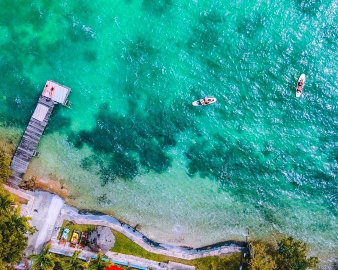 Villa Santuario Lake Front Oasis Bacalar Ngoại thất bức ảnh