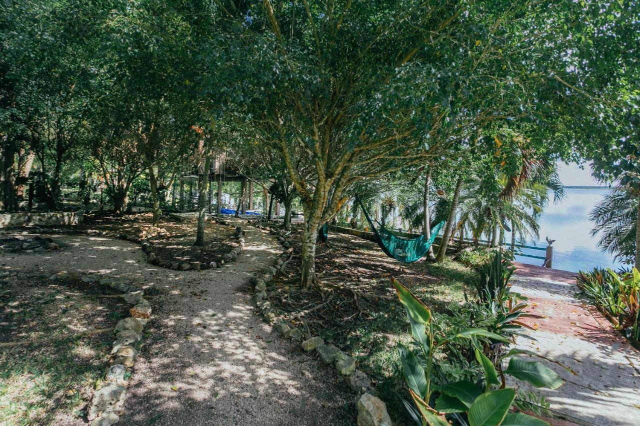 Villa Santuario Lake Front Oasis Bacalar Ngoại thất bức ảnh