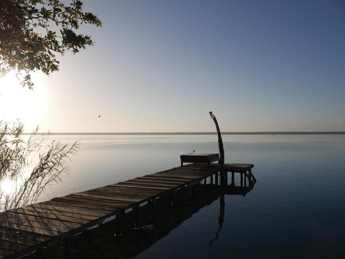 Villa Santuario Lake Front Oasis Bacalar Ngoại thất bức ảnh