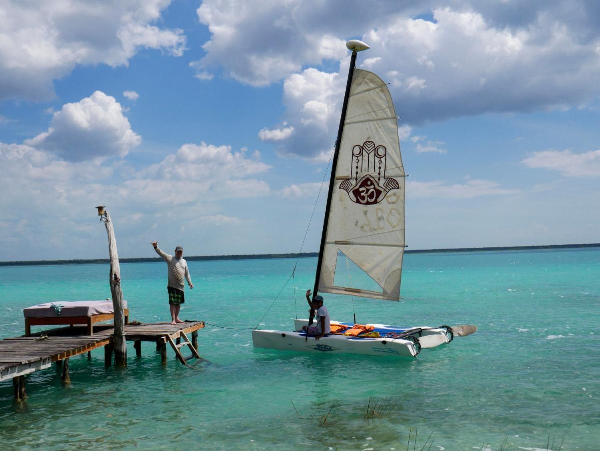 Villa Santuario Lake Front Oasis Bacalar Ngoại thất bức ảnh