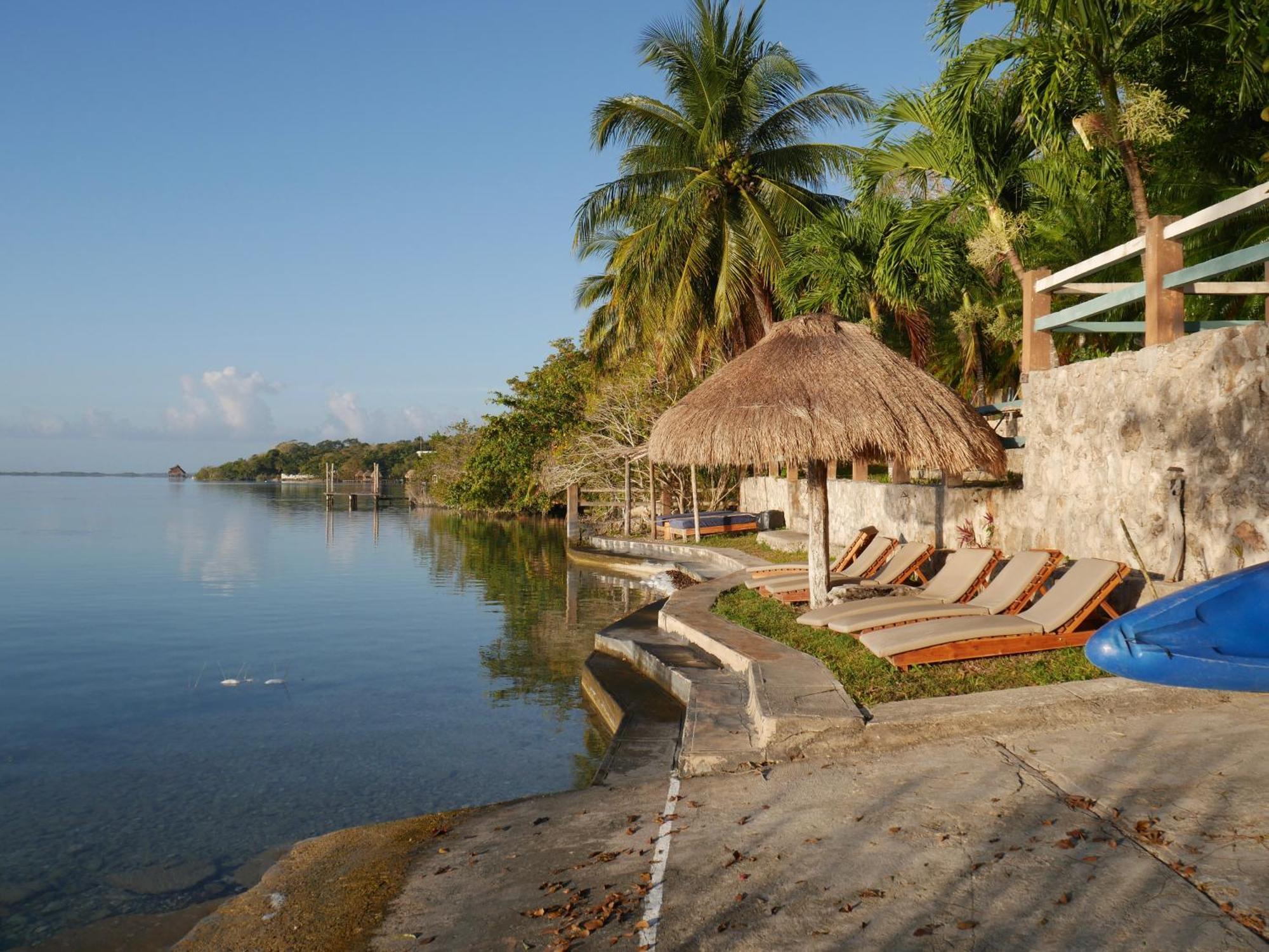 Villa Santuario Lake Front Oasis Bacalar Ngoại thất bức ảnh
