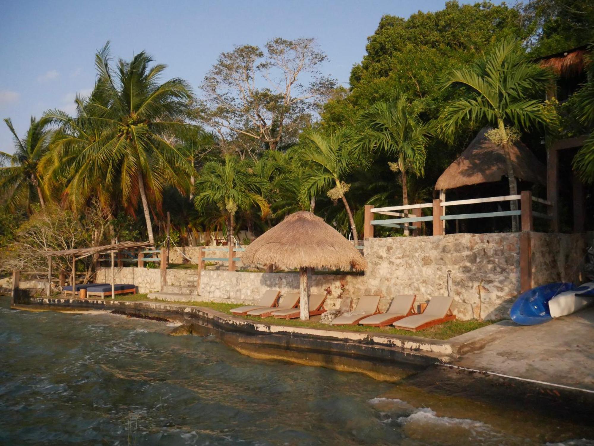 Villa Santuario Lake Front Oasis Bacalar Ngoại thất bức ảnh