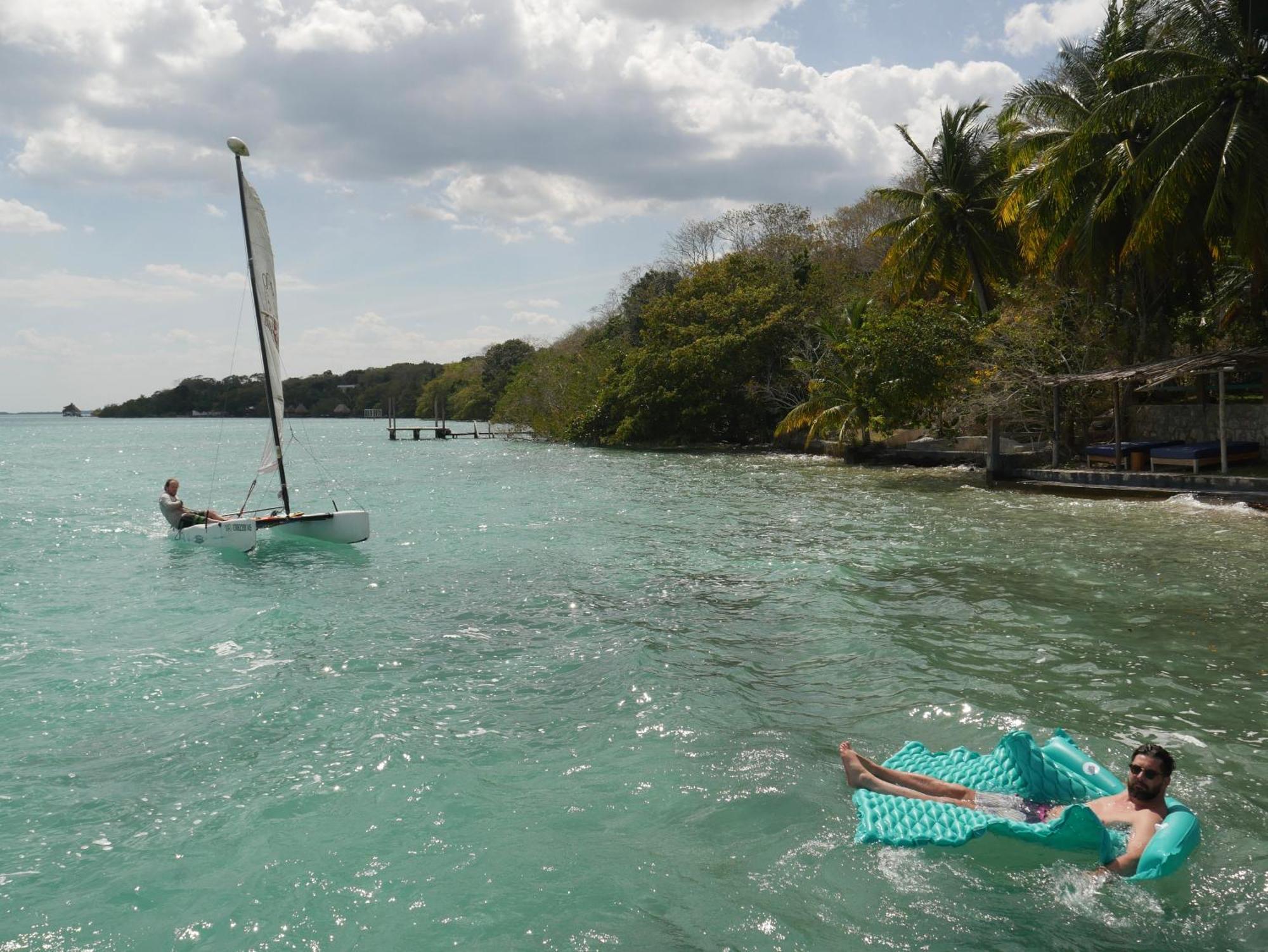 Villa Santuario Lake Front Oasis Bacalar Ngoại thất bức ảnh