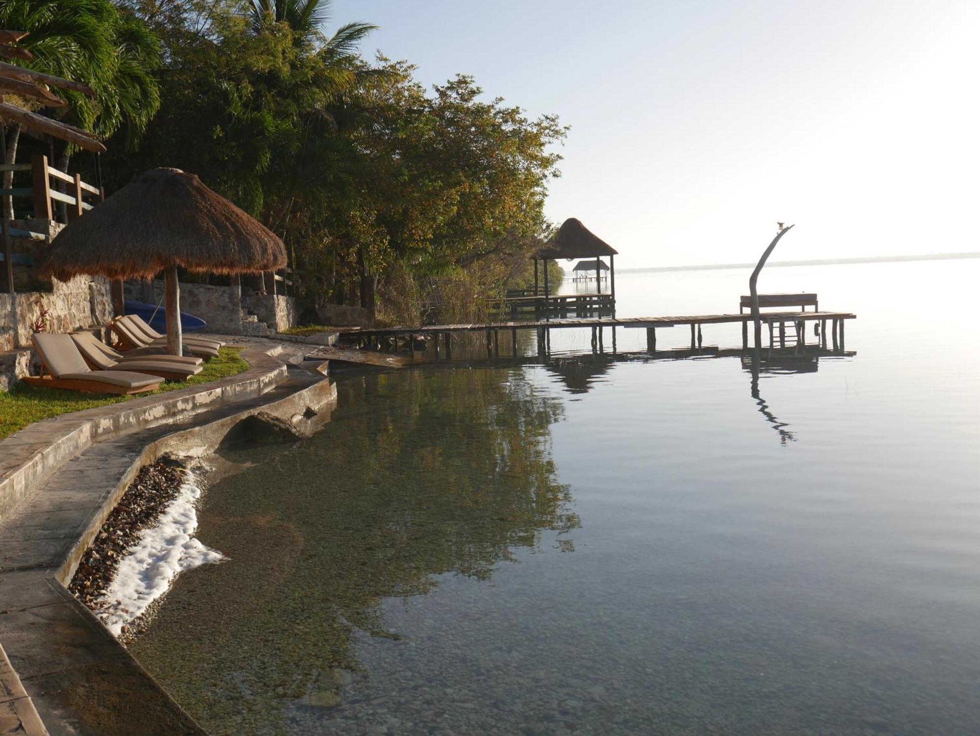 Villa Santuario Lake Front Oasis Bacalar Ngoại thất bức ảnh