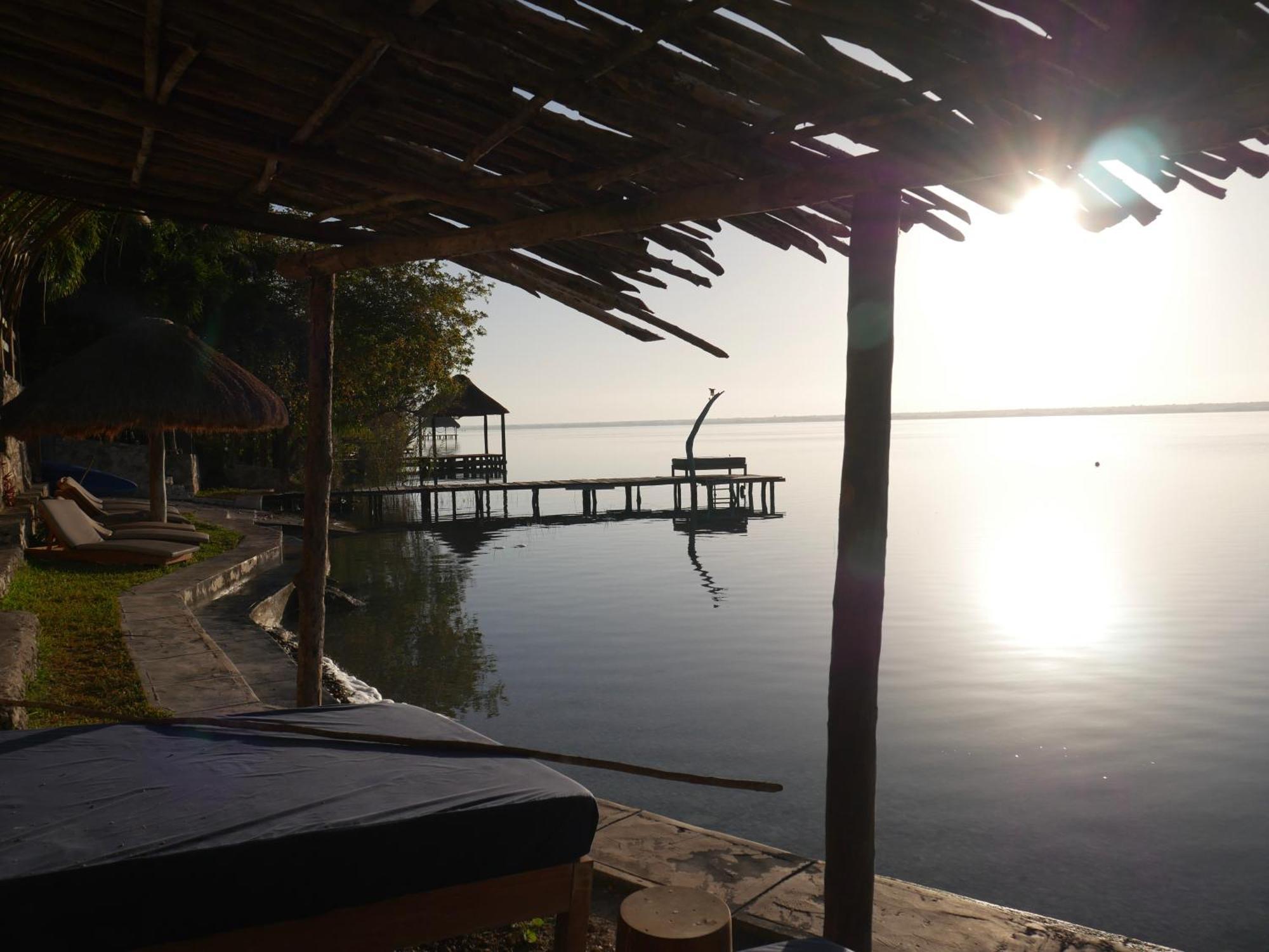 Villa Santuario Lake Front Oasis Bacalar Ngoại thất bức ảnh